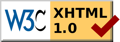 Site certifié valide xHtml 1.1 Site certifié valide xHtml 1.1